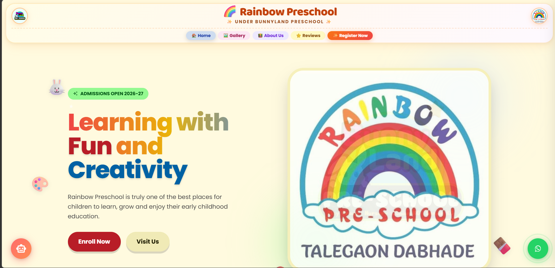Rainbow Preschool screenshot 1